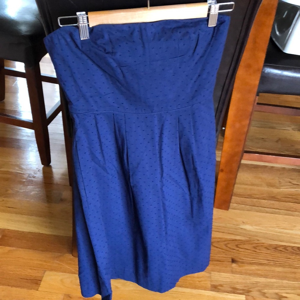 Navy summer sleeveless dress